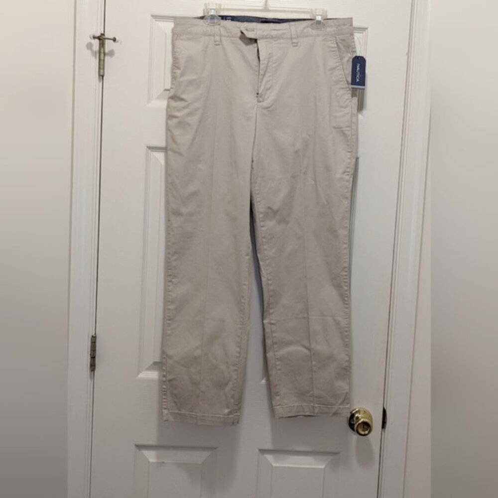 Nautica Beacon Mens Khaki Pants NWT - Picture 8 of 8